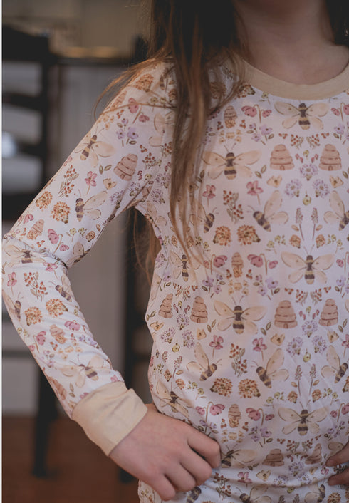 Bamboo Two Piece Pajama - Honey Meadow