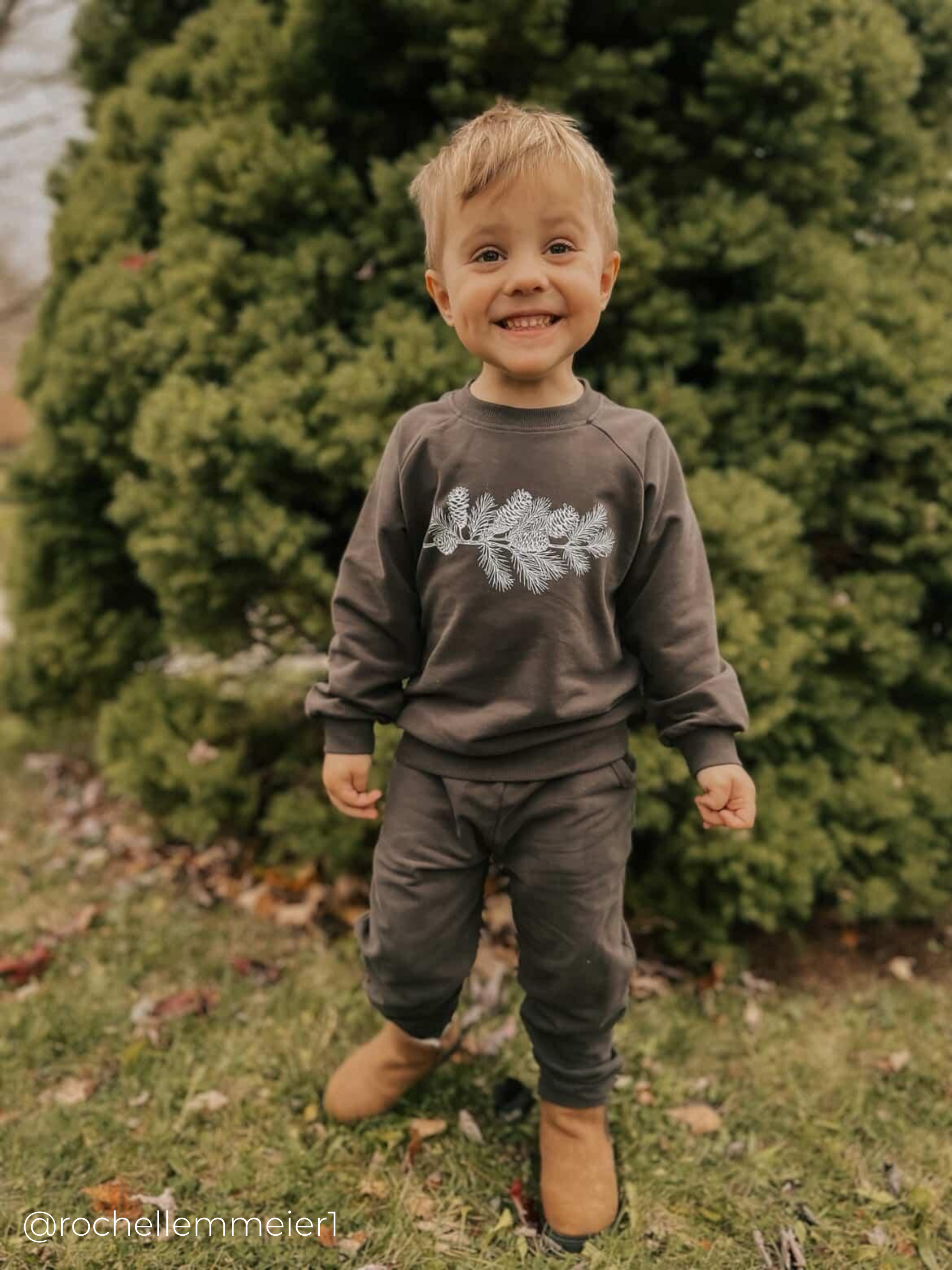 Organic Jogger Set - Smoky Hollow (Pine Edition)