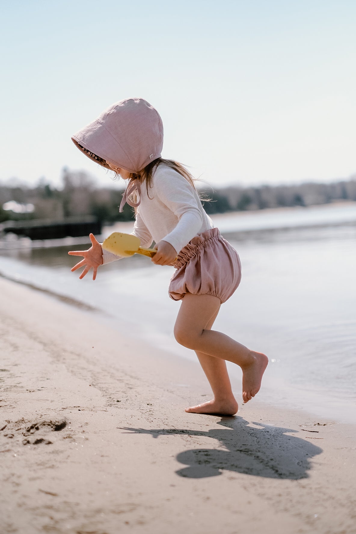 Linen Ruffle Bloomers