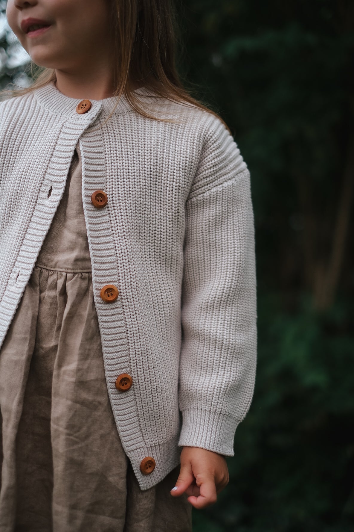 Knit Cardigan - Oatmeal *Final Sizes*