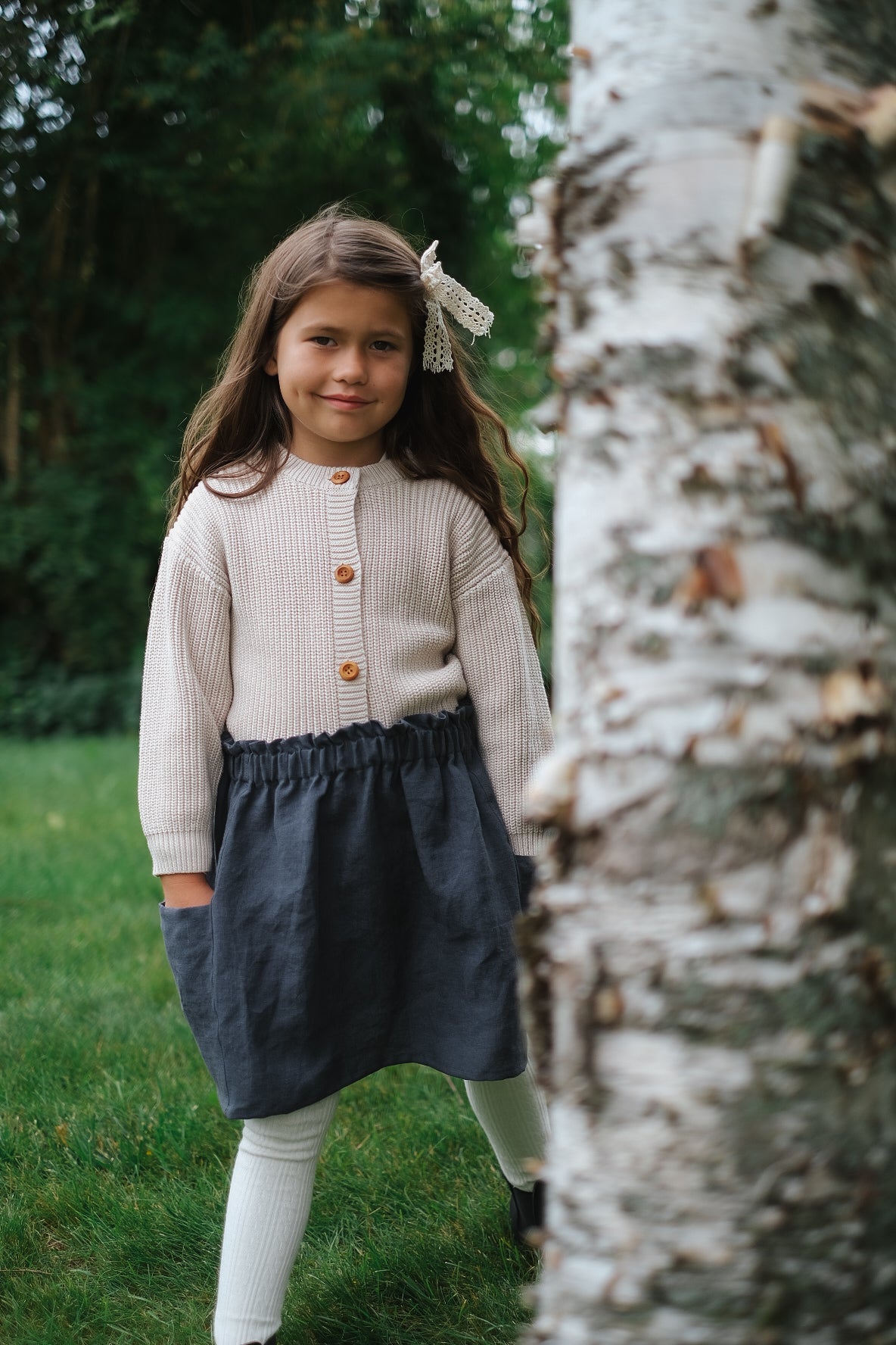 Knit Cardigan - Oatmeal *Final Sizes*