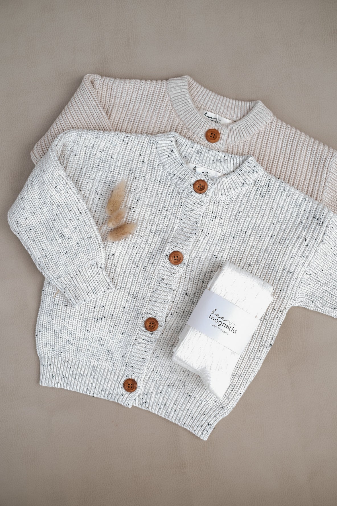 Knit Cardigan - Cookies N' Cream *Final Sizes*