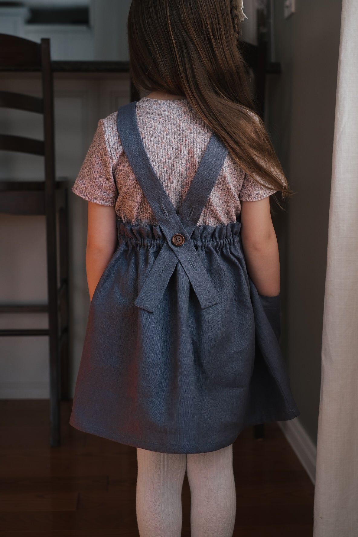 Classic Linen Pinafore