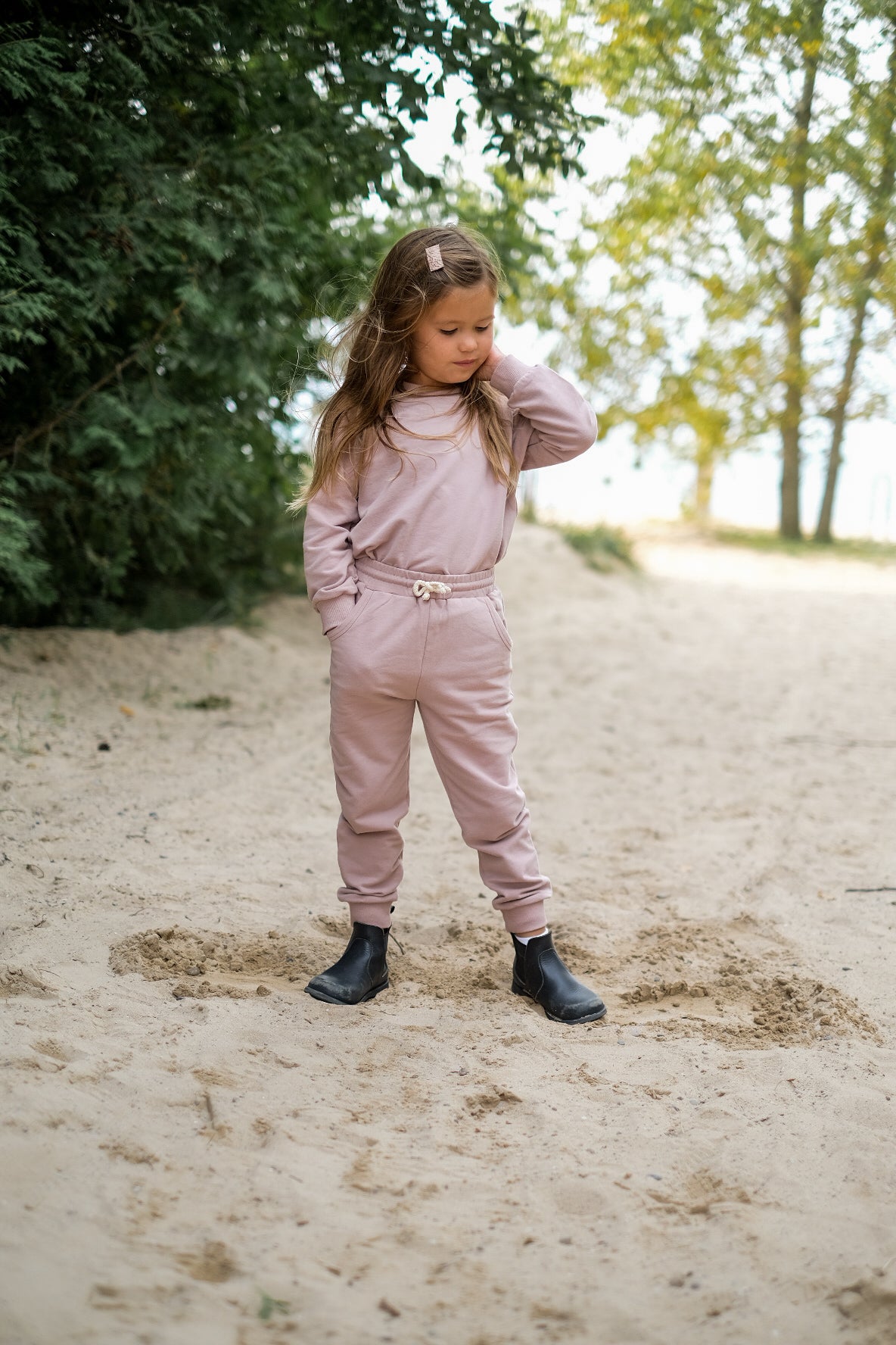 Organic Jogger Set - Rosy Taupe *Final Sizes*