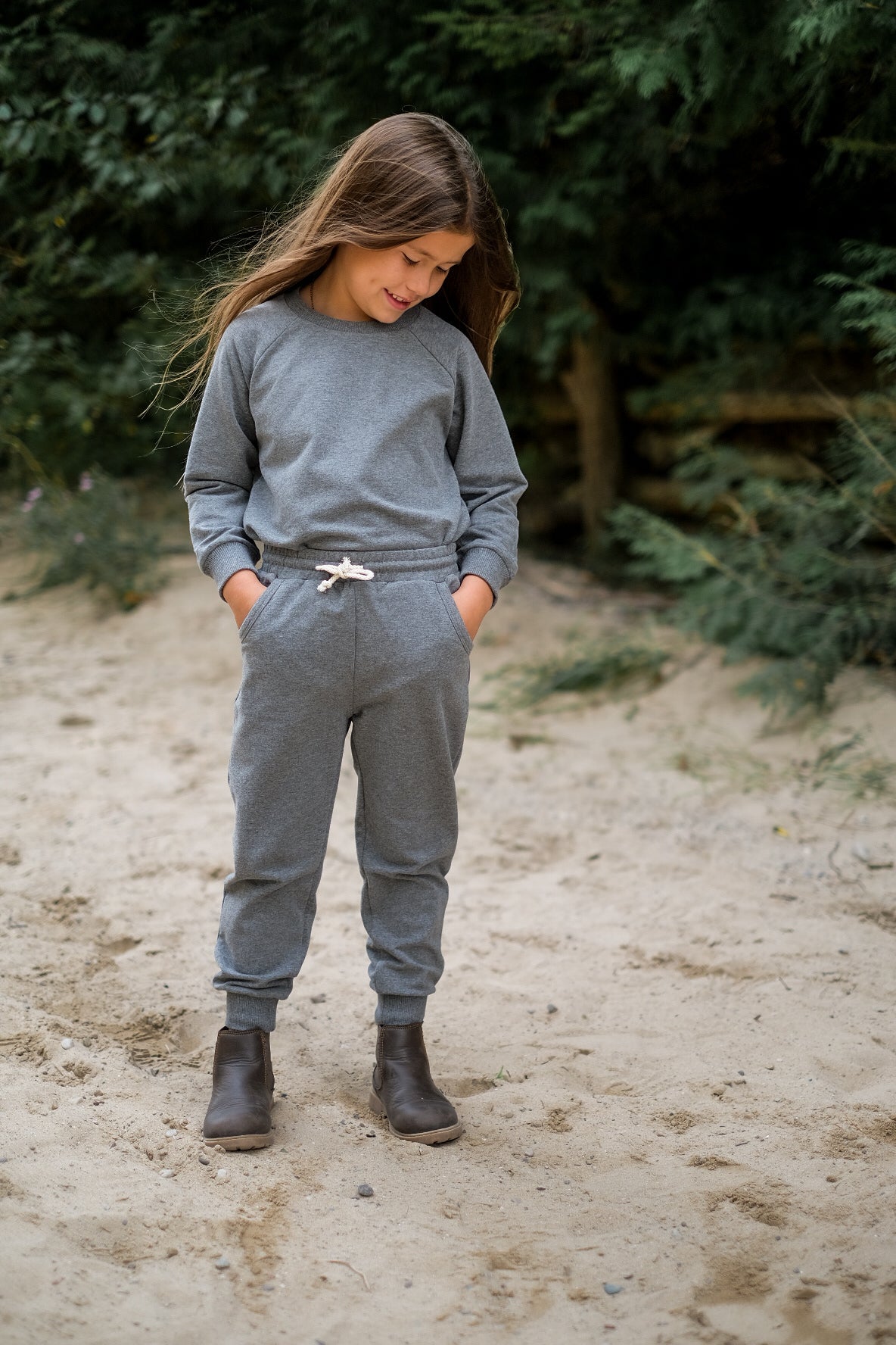 Organic Jogger Set - Foggy Meadow