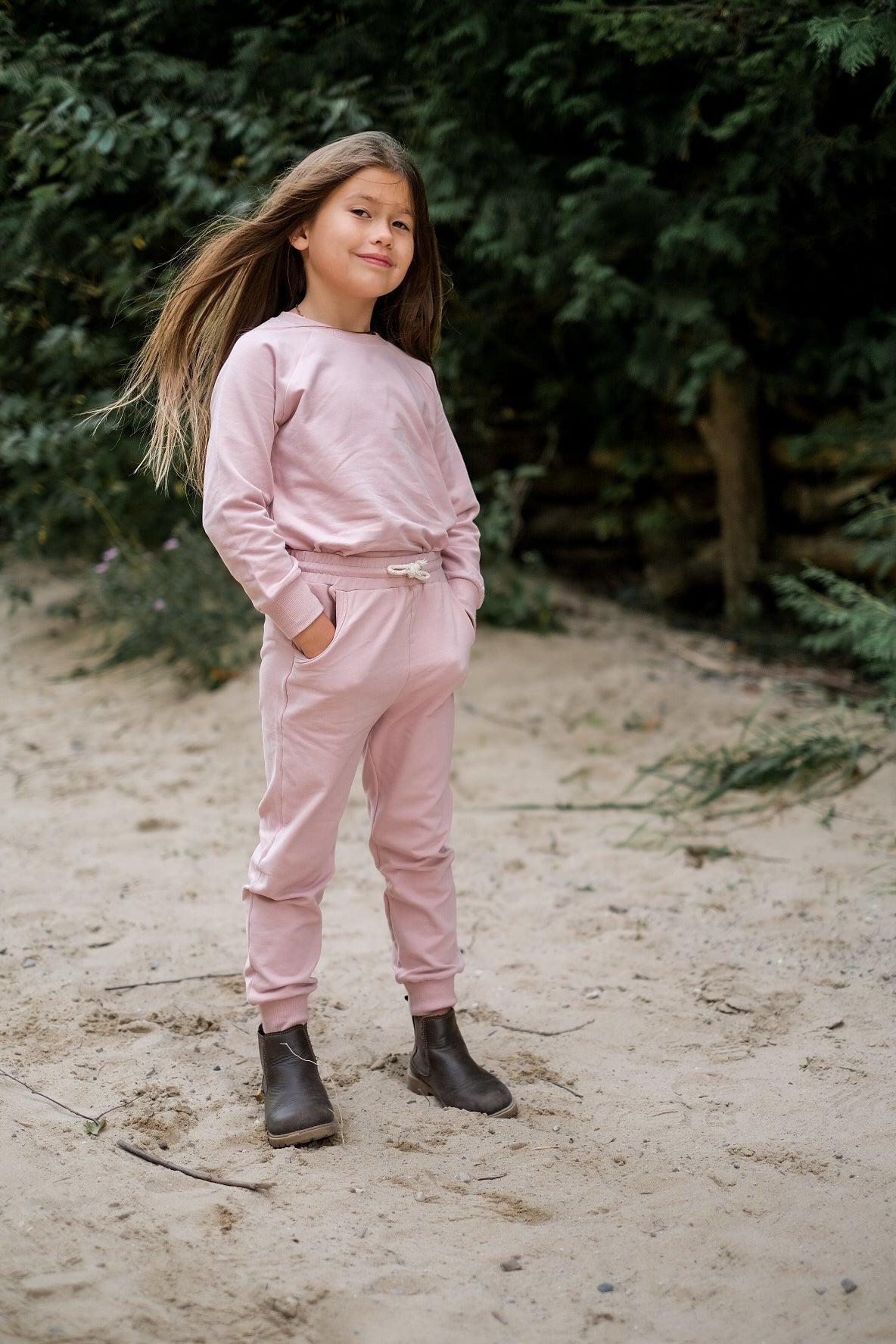 Organic Jogger Set - Ballet Pink *Final Sizes*