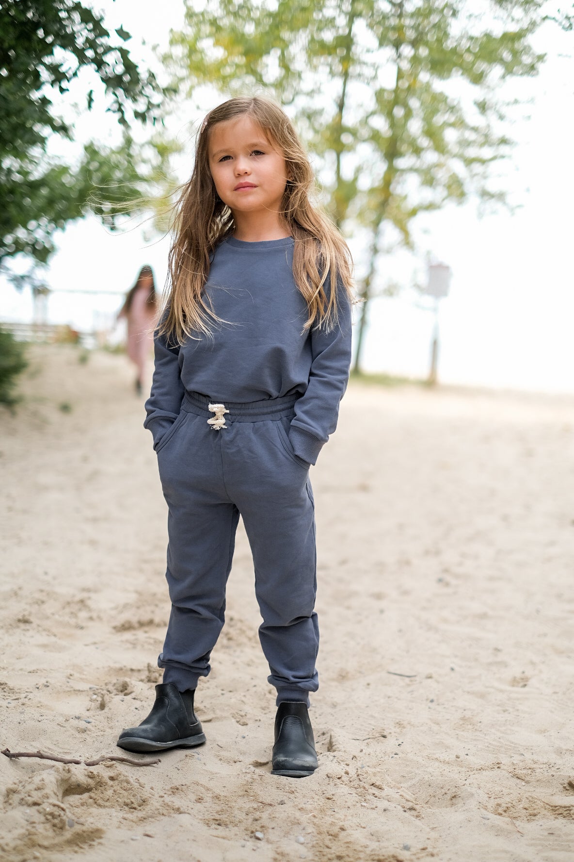 Organic Jogger Set - Misty Harbour