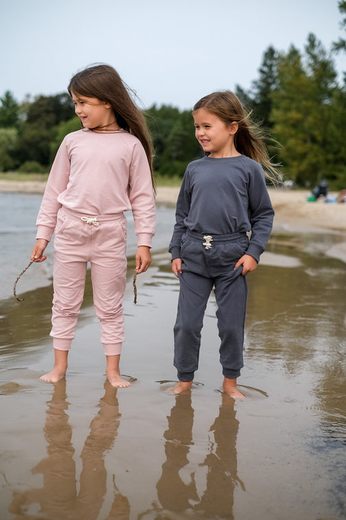 Organic Jogger Set - Ballet Pink