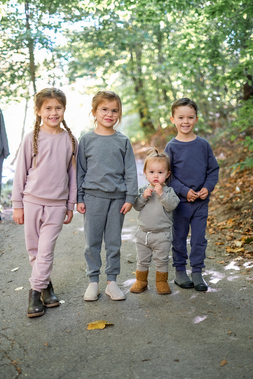 Organic Jogger Set - Rosy Taupe