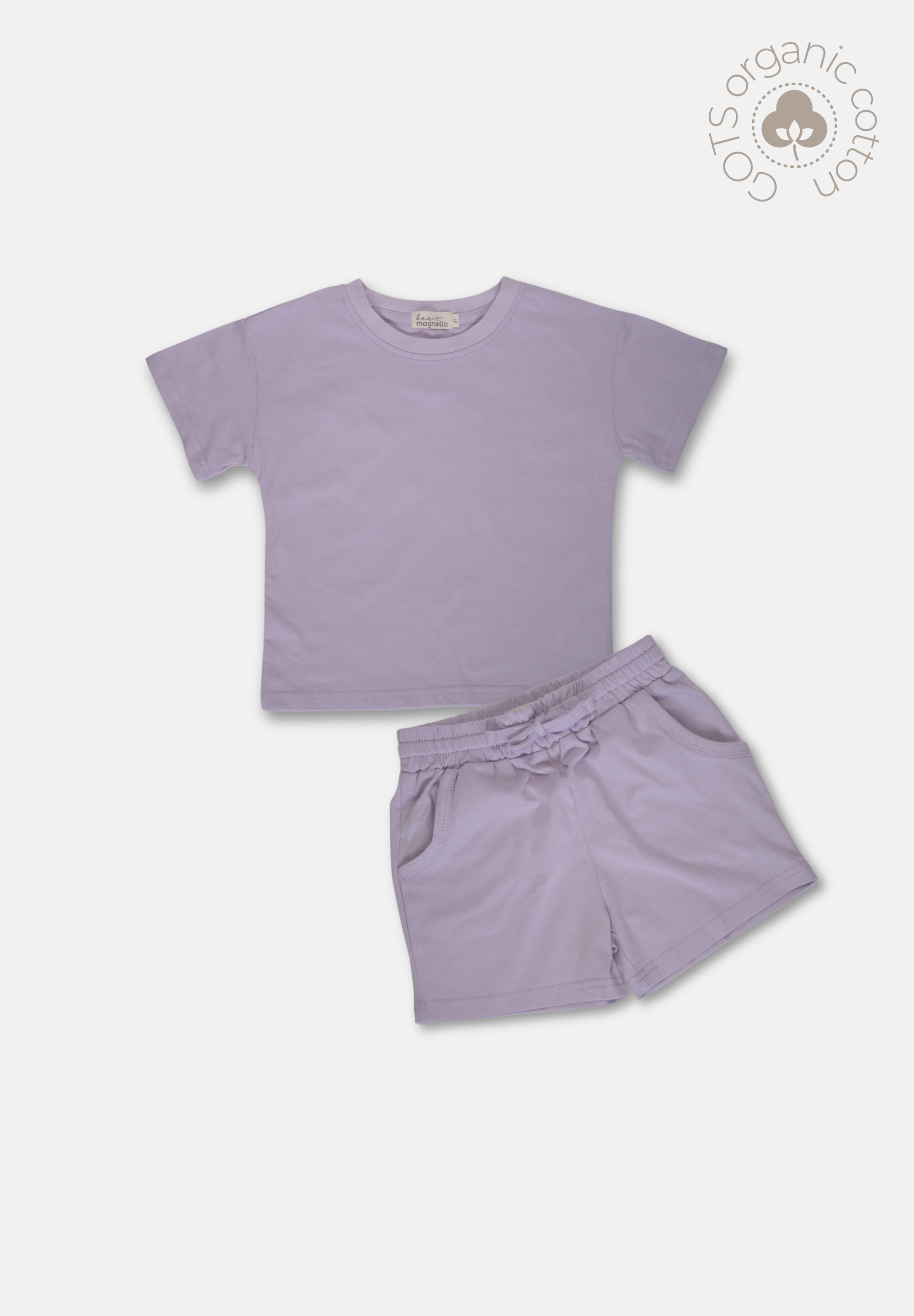 Organic Cotton Short Set - Lilac Breeze