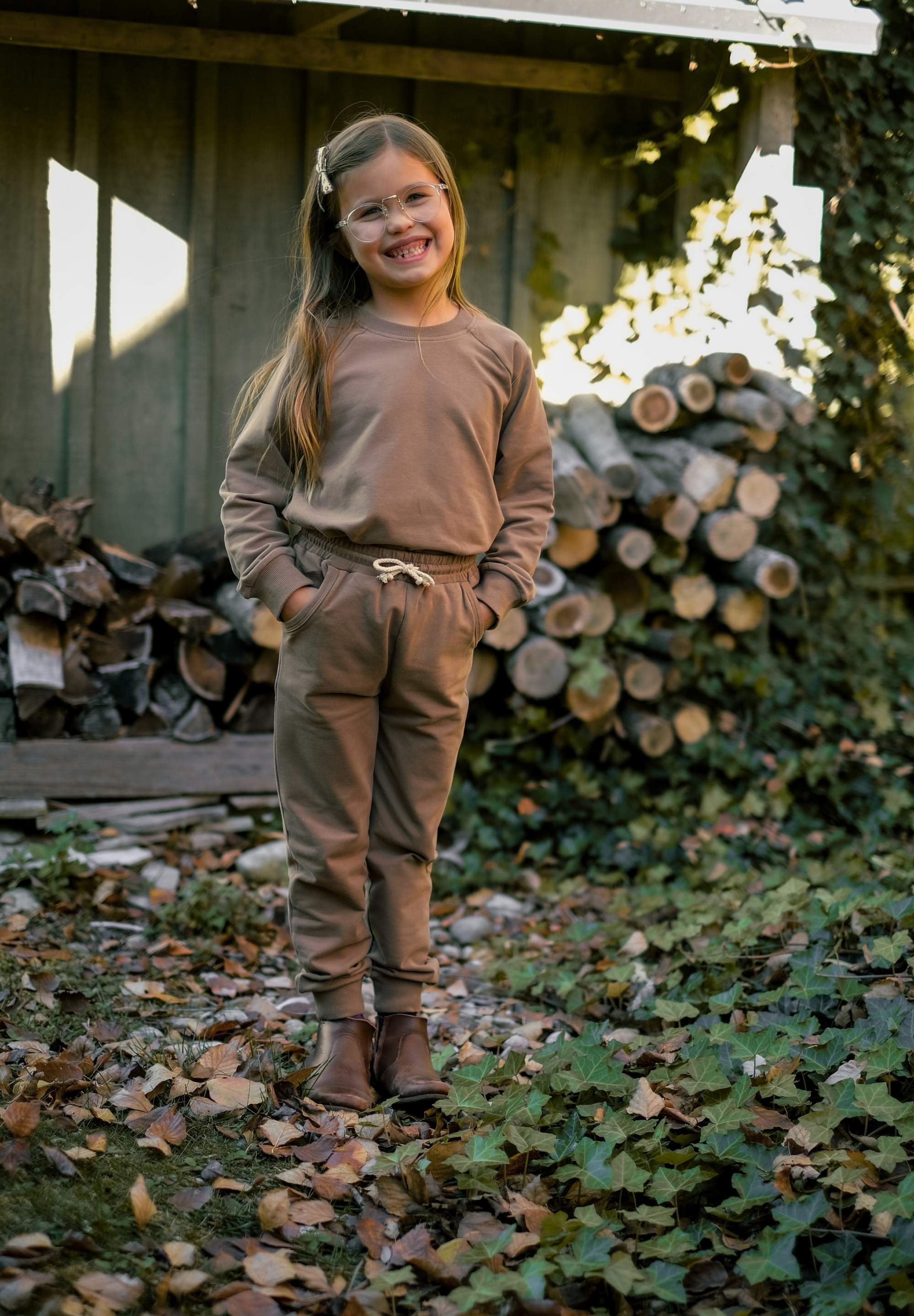 Organic Jogger Set - Driftwood Dune