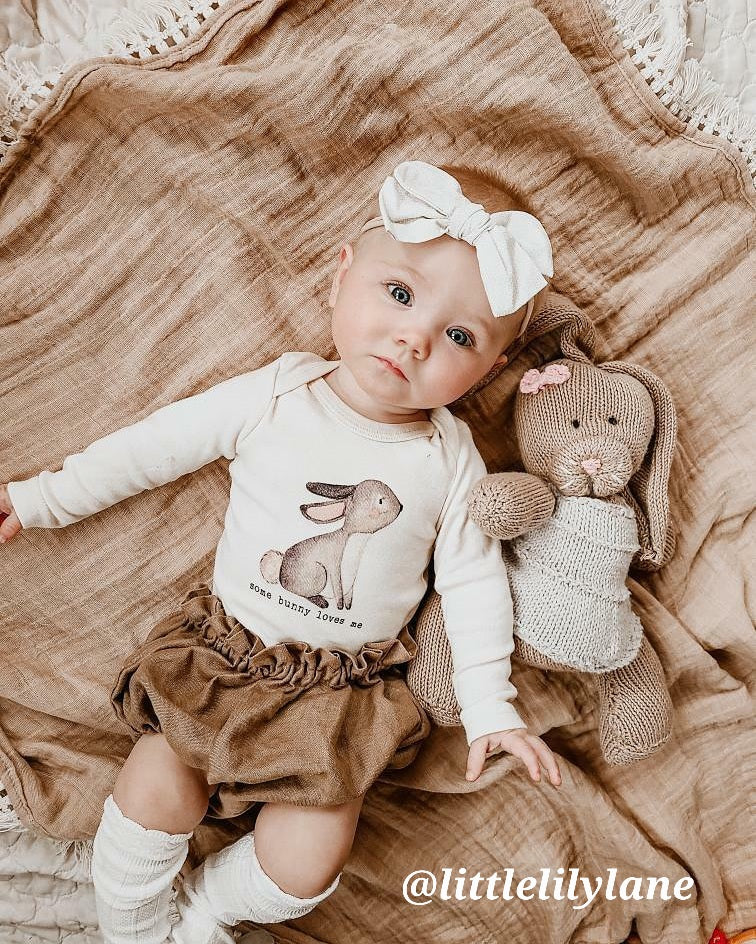 Linen Ruffle Bloomers