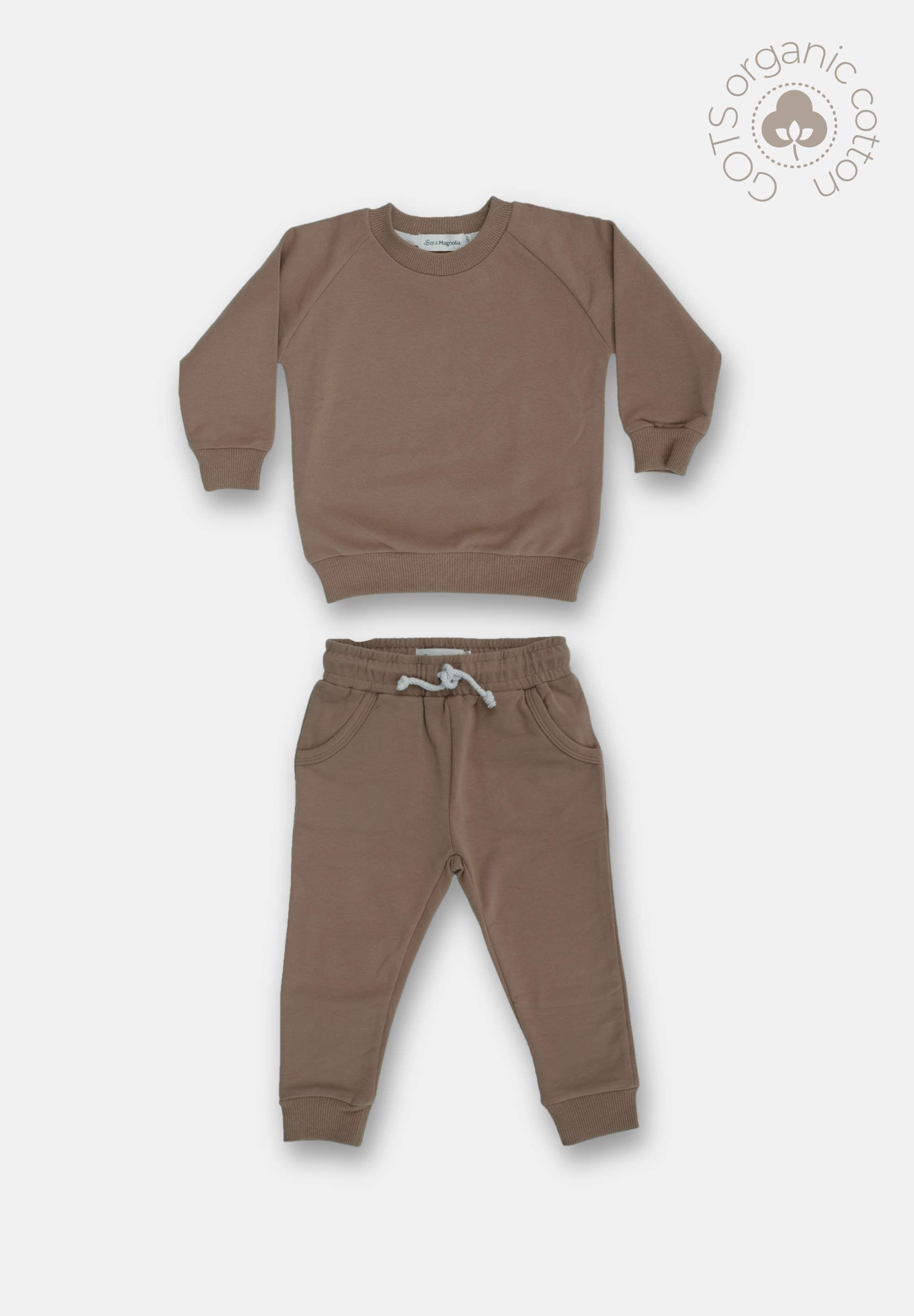 Organic Jogger Set - Driftwood Dune