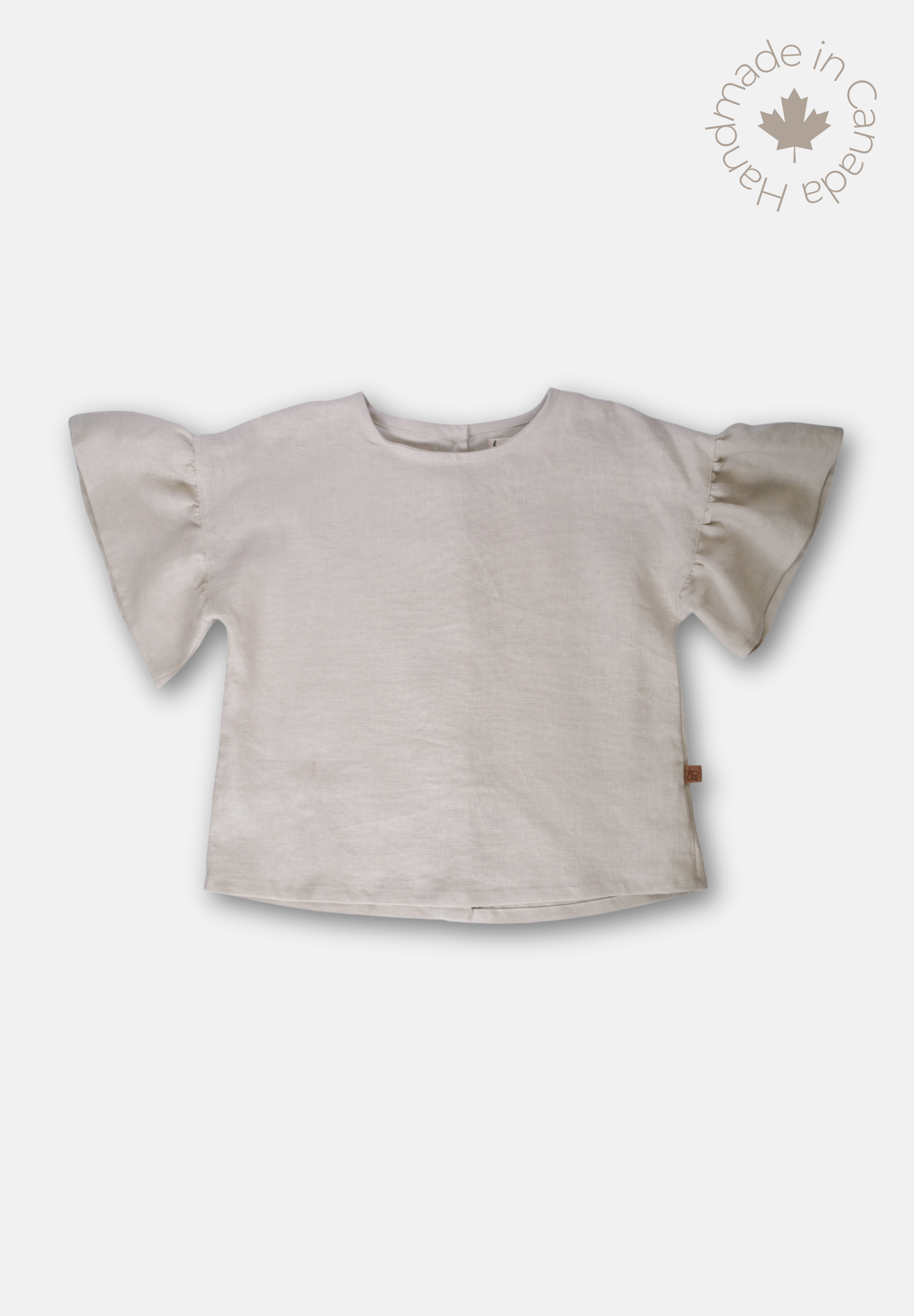 Linen Button Top