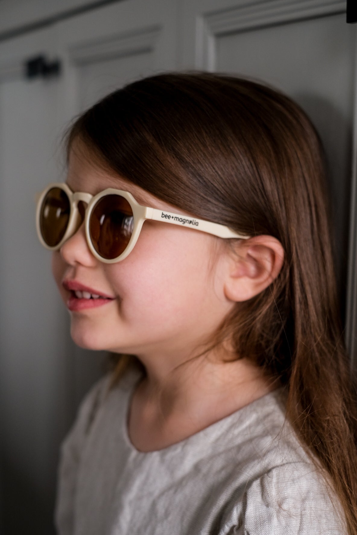 Retro Sunglasses - Cream