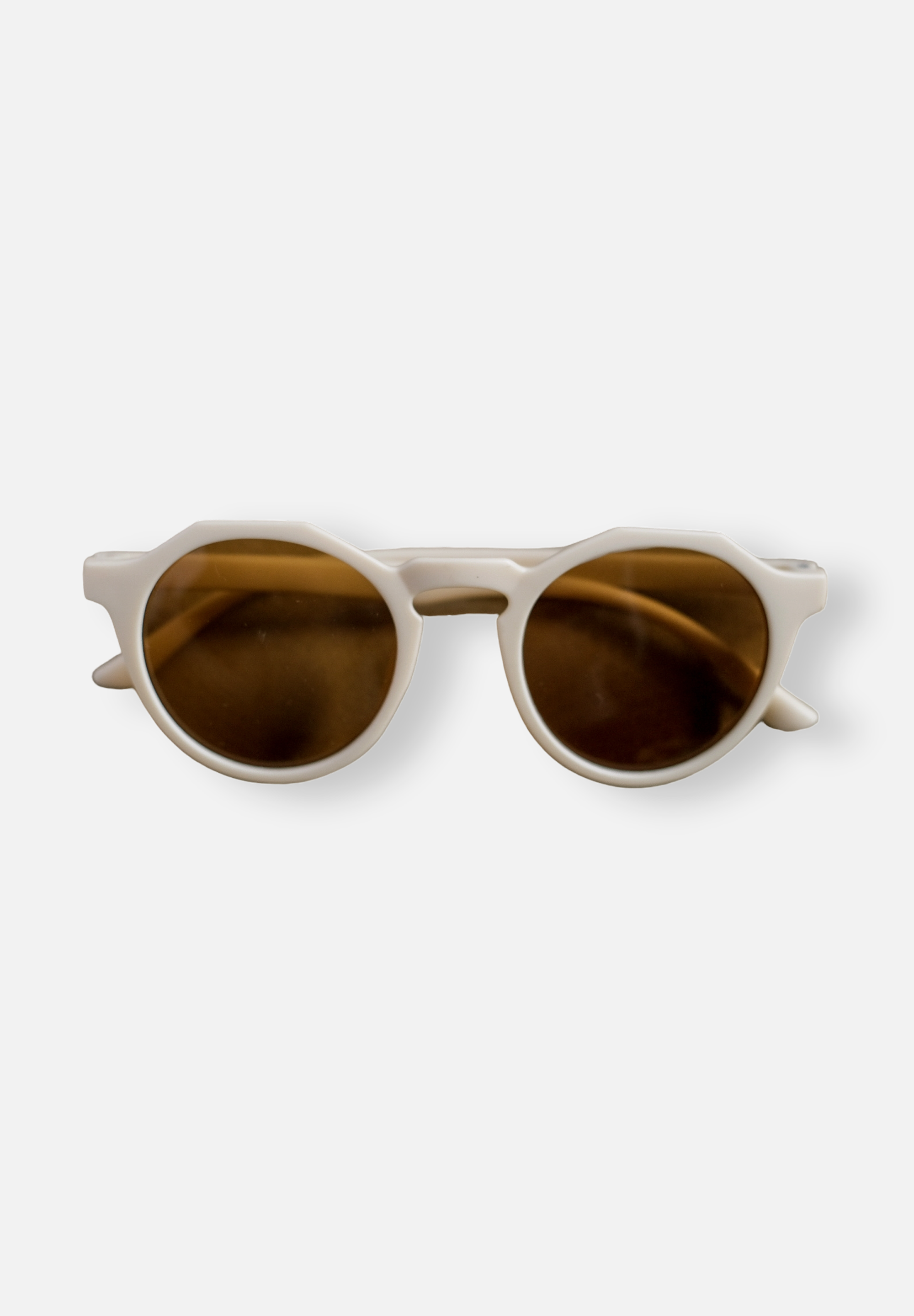 Retro Sunglasses - Cream